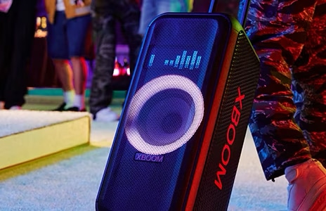 Imagem do XBOOM para mostrar o Modo Karaokê